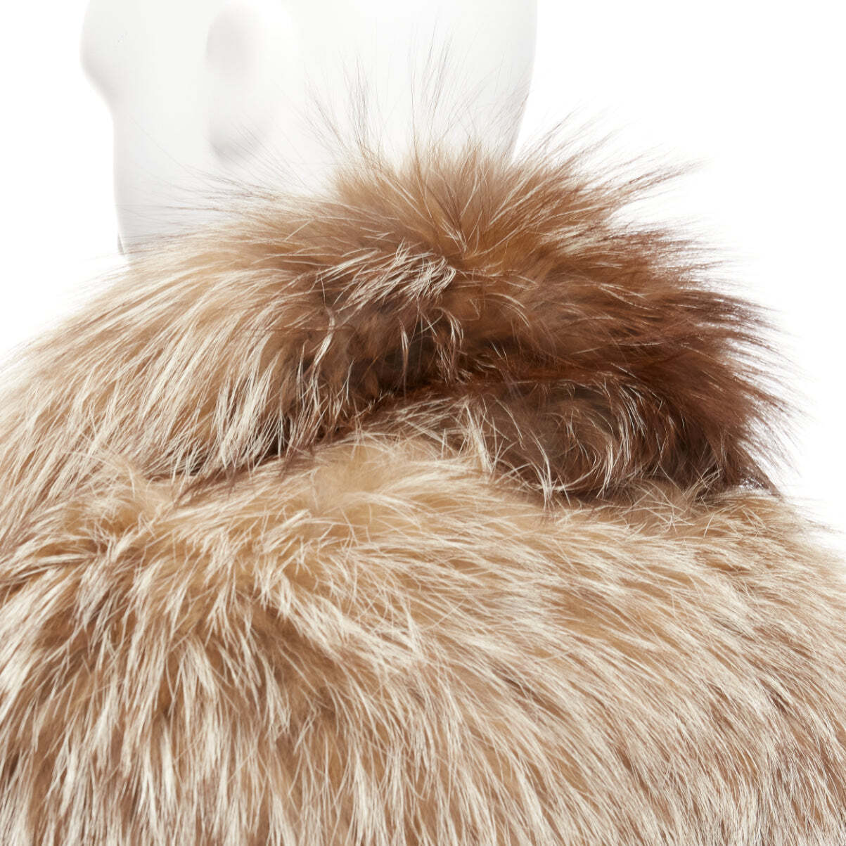 FENDI brown fur long sleeve crop jacket with detachable FENDI brown fur long sleeve crop jacket with detachable