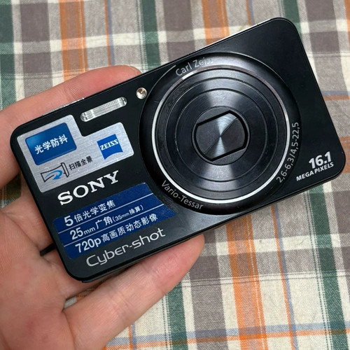 Sony Cyber-Shot DSC-W570 16MP 5xZoom HD Video Digital Camera Black