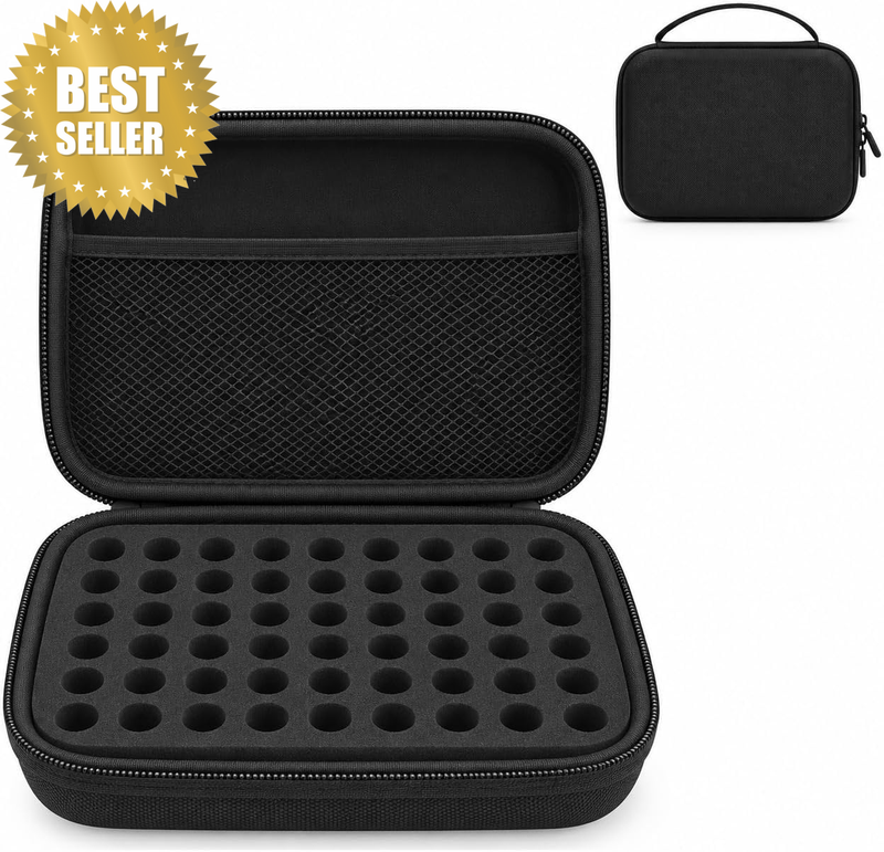 Peptide Vial Case 63 Slots, Fits 3Ml Vials for Fridge