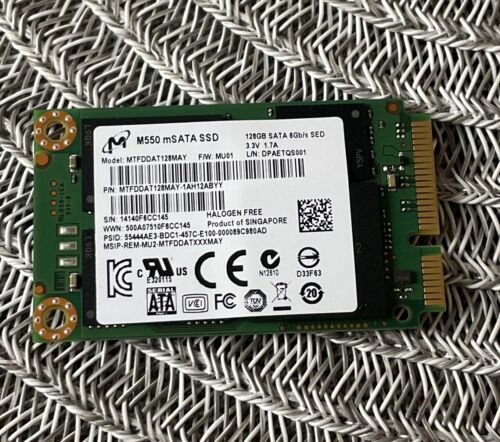 Micron M550 128GB 2.5-Inch SATA NAND Flash SSD #M25 | eBay