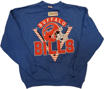 Vintage Buffalo Bills Crewneck Sweatshirt eBay