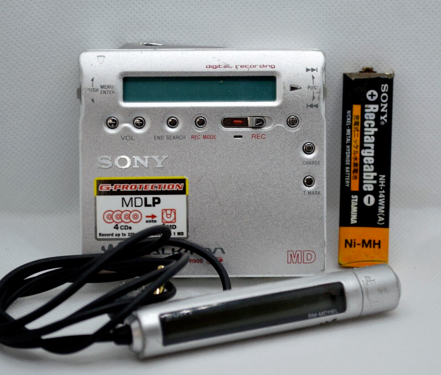 SONY MZ-R900 Silver Walkman MD Mini Disc Portable Player | eBay