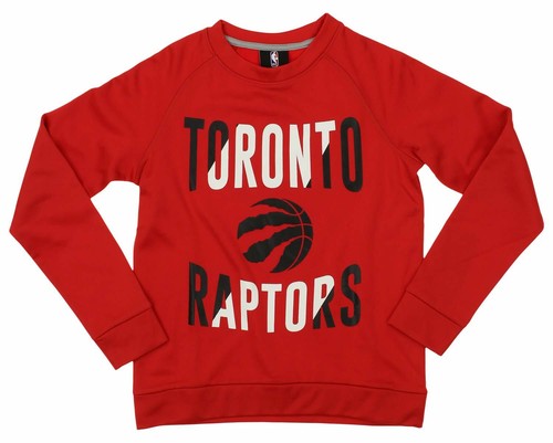 Outerstuff Флисовая толстовка с круглым вырезом для молодежи и детей НБА Toronto Raptors Performance