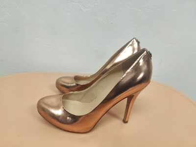 Ivanka Trump Womens Rose Gold Stilletto Pumps Heell 9M Shoes