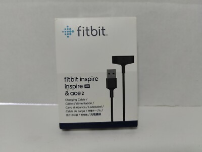 Fitbit Charging Cable for Fitbit Inspire/Inspire HR and Ace 2 - Black FB169RCC