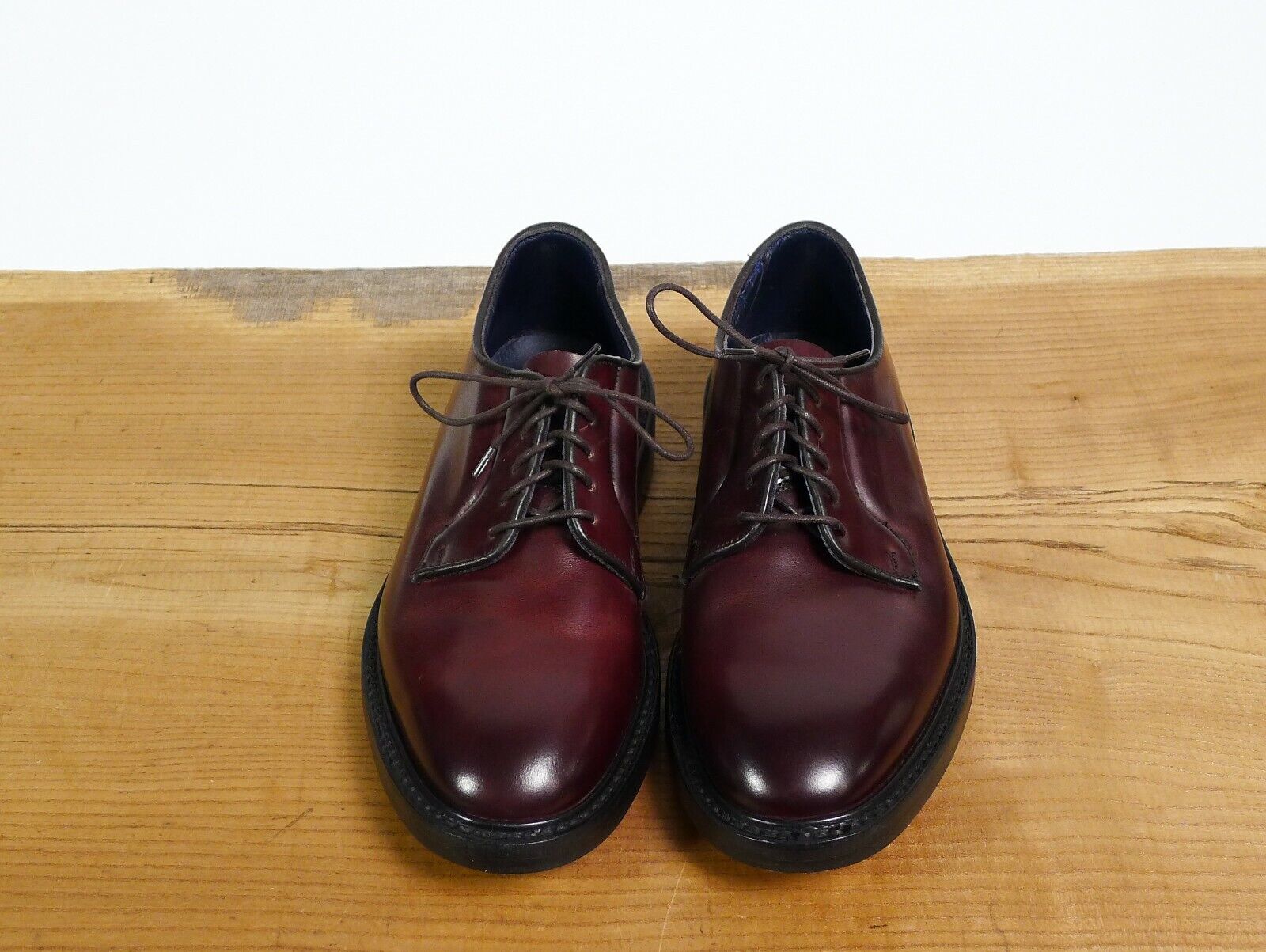 Pre-owned Tricker's Men's Magano Cordovan Robert Derby Shoes (various Uk Sizes)