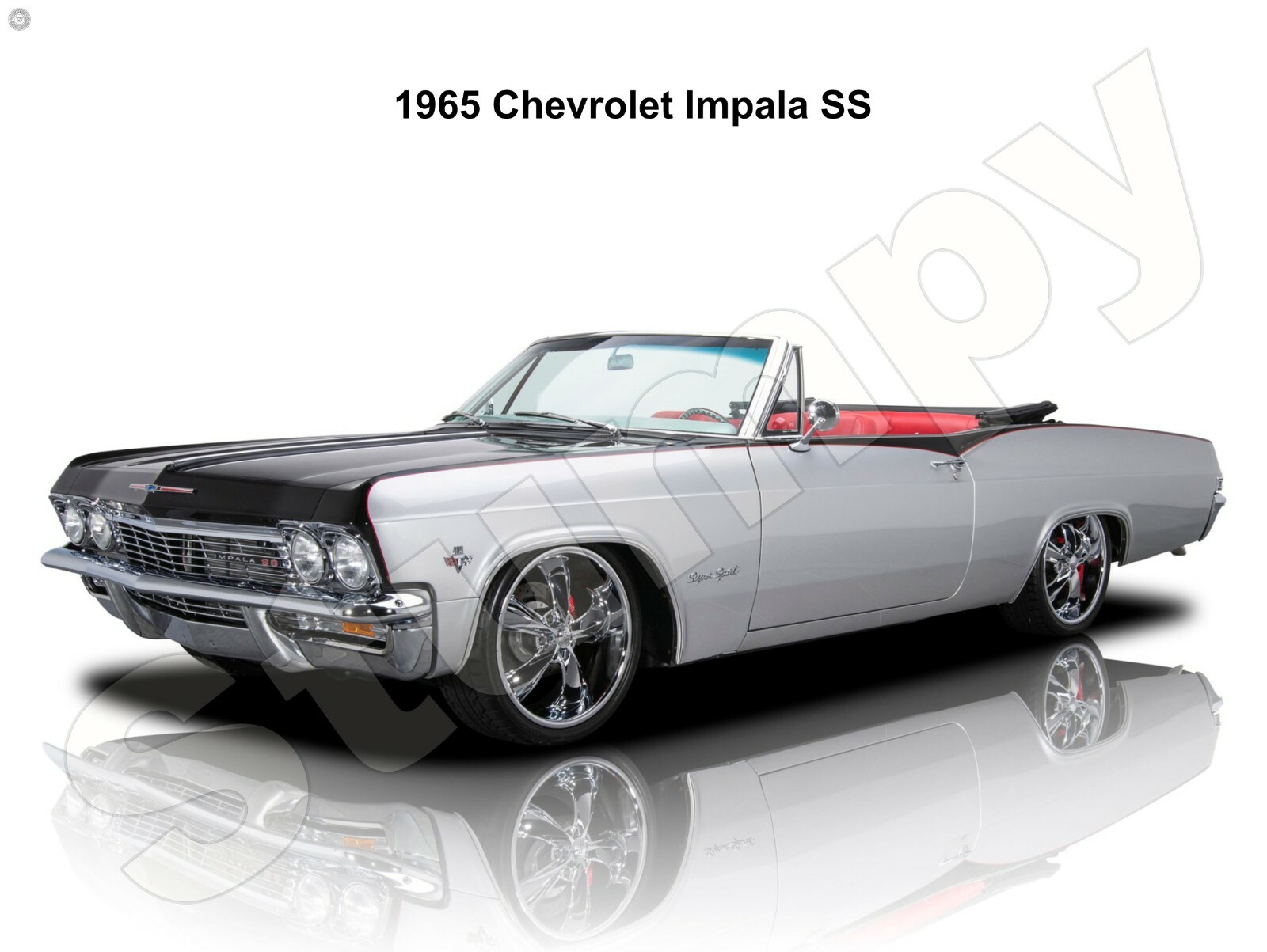 1965 Chevrolet Impala SS Metal Sign 9