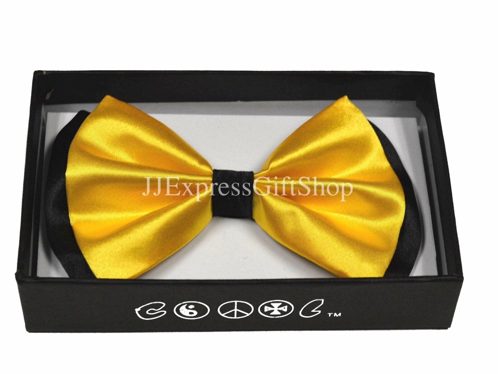 NEON ORANGE Bow Tie Tuxedo Classic PreTied BowTie Adjustable Neckwear New In Box