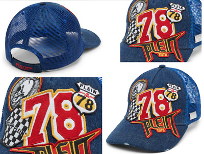 Philipp Plein Logo Embroidered Baseball Cap Hat Baseball Cap Hat Cap New