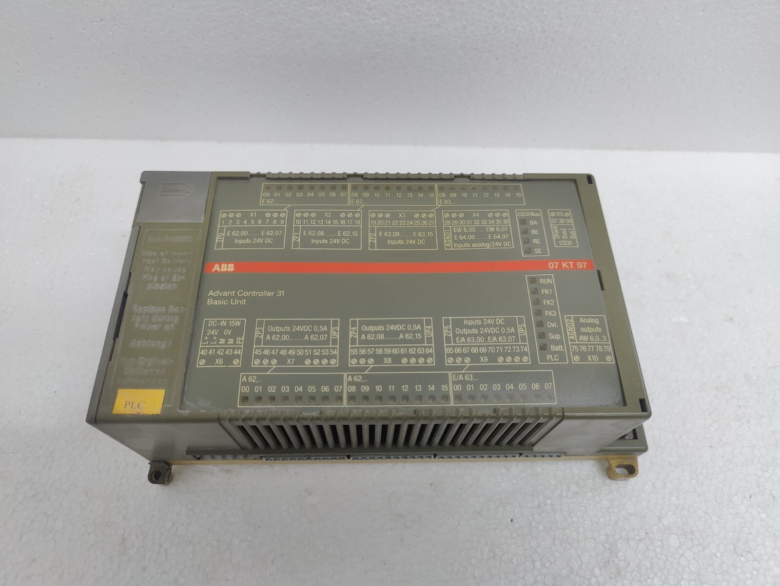 ABB 07 KT 97 - GJR5253000R0100 - Advant Controller 31 Basic ABB 07 KT 97 - GJR5253000R0100 - Advant Controller 31 Basic