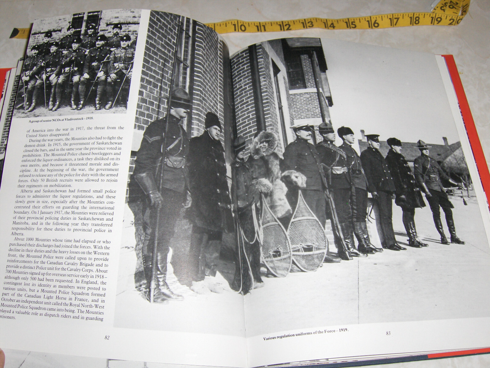 Royal Canadian Mounted Police history book excellent condition