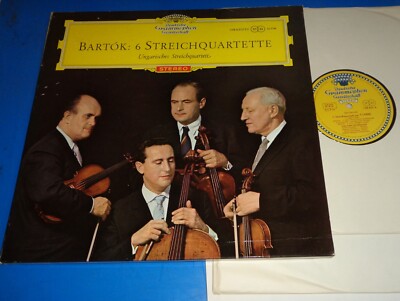 Hungarian String Quartet BARTOK 6 String Quartets - DGG 138 650/52 Red Stereo