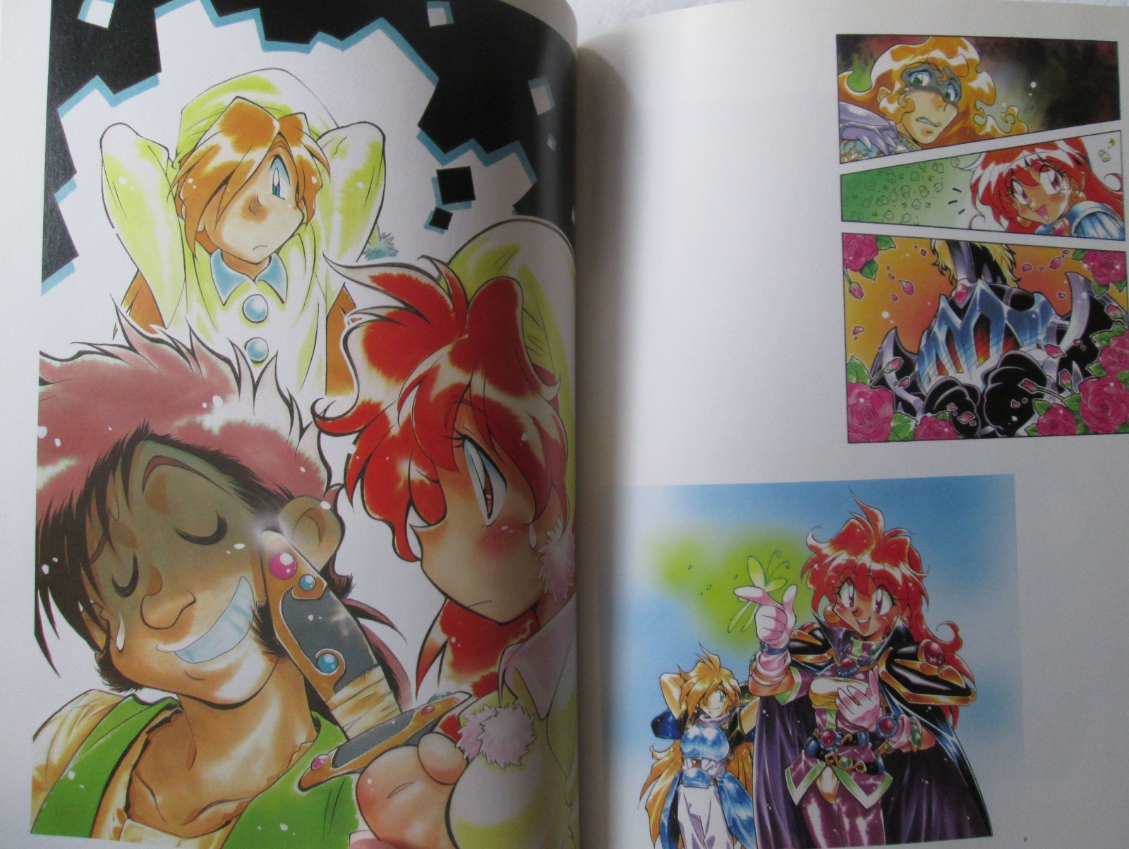 Slayers Lot of 2 Japanese Dragon Magazine Special Art Book & Dra-Mata w/ Posters