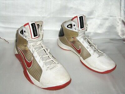 nike hyperdunk 2009 red white high top us men shoe sz 13 324820 168 325390651419