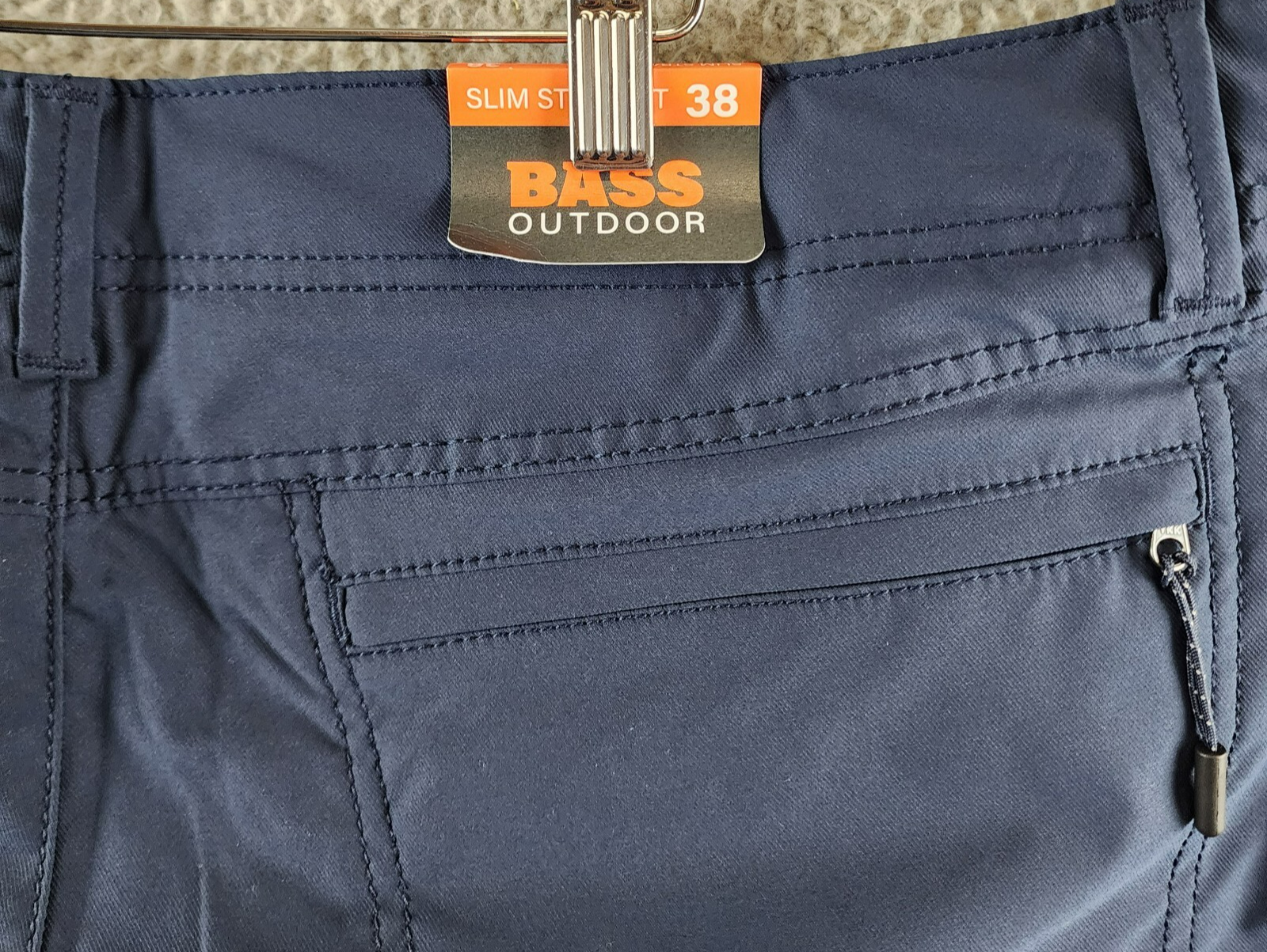 BASS OUTDOOR Traveler Slim-Straight Fit Flex Tech Twill Pants Men's 36 Slate - Picture 21 of 23