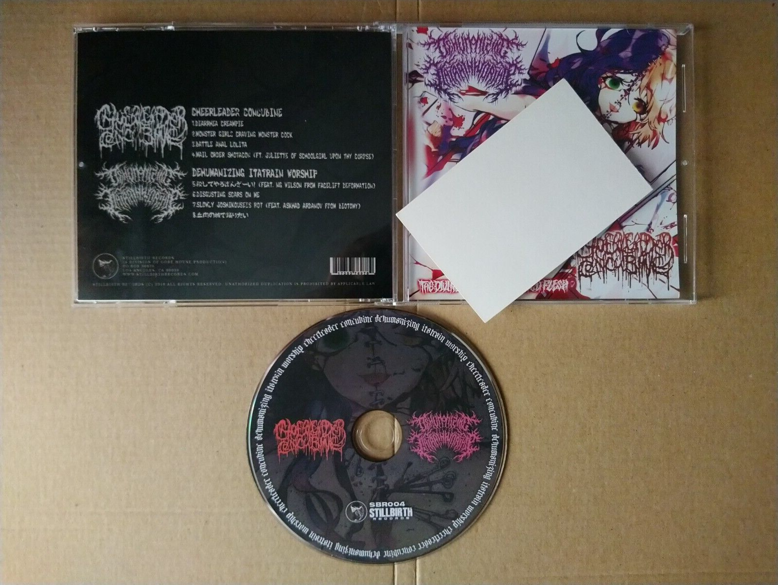 DEHUMANIZING ITATRAIN WORSHIP / CHEERLEADER CONCUBINE Split
