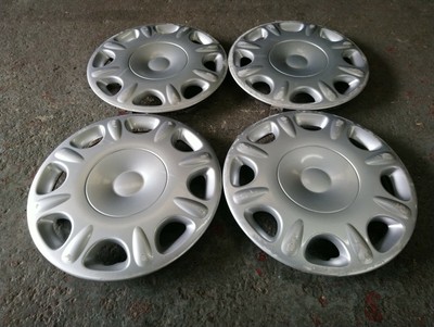 FIT RENAULT CAPTUR CLIO WHEEL TRIMS HUB CAPS PLASTIC COVERS SET GRAPHITE 15 | UK