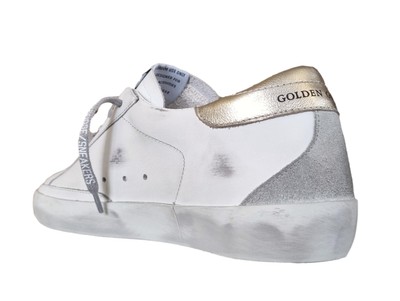 Pre-owned Golden Goose Men's Sneakers Vintage Superstar 11939 White-red