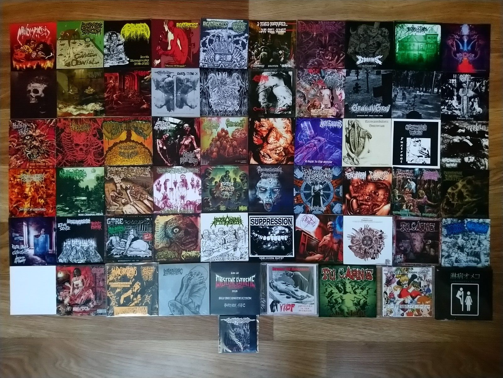 6 of 48 CDs Lot: Gut Dismember Impetigo LDOH Tu Carne