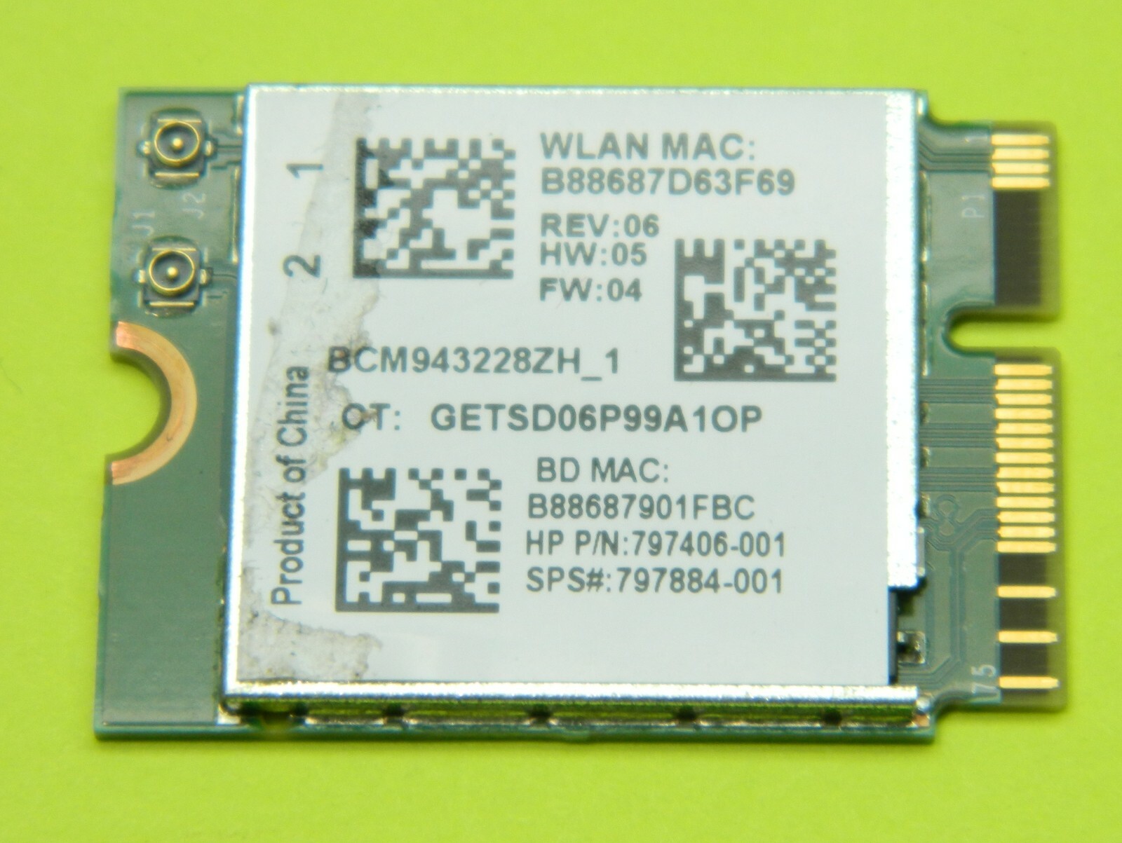 Broadcom 802.11 n wireless. Broadcom bcm943228hmb. bcm943228hm4l.
