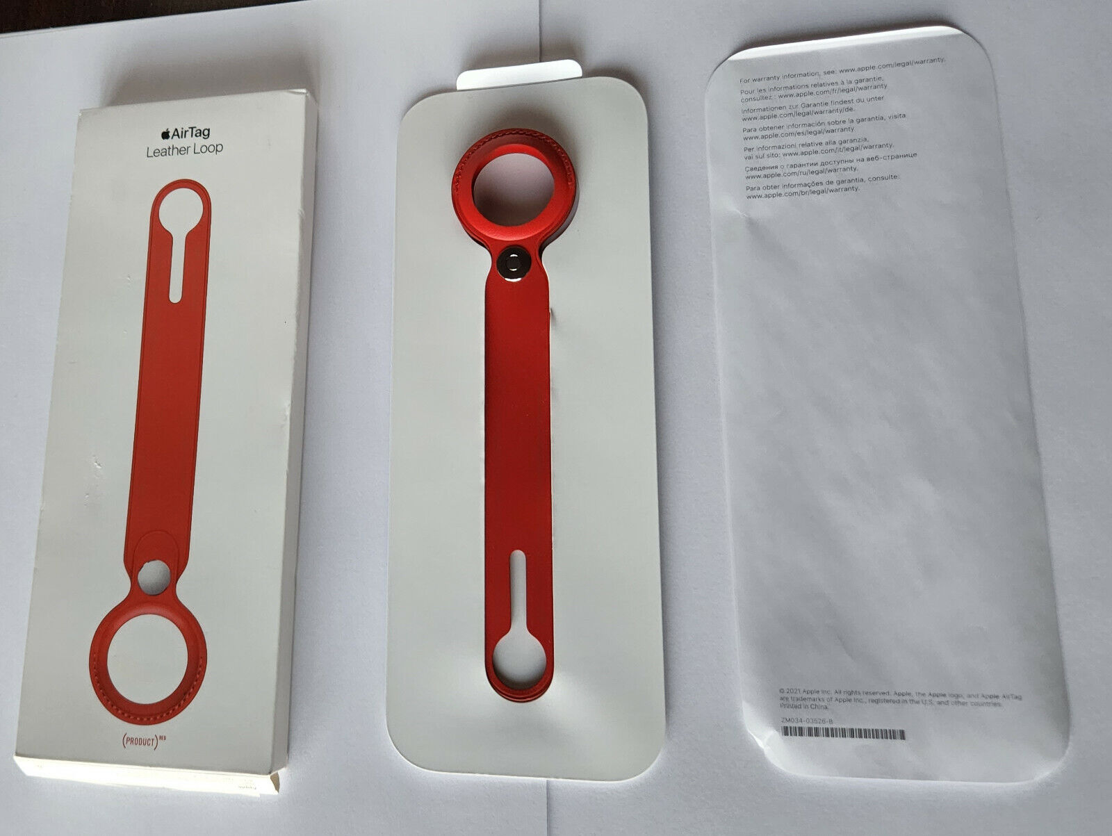 Unused Original (PRODUCT) RED Apple AirTag Loop MK0V3ZM/A in Retail Packaging 194252467480 | eBay Unused Original (PRODUCT) RED Apple AirTag Loop MK0V3ZM/A in Retail Packaging 194252467480 | eBay