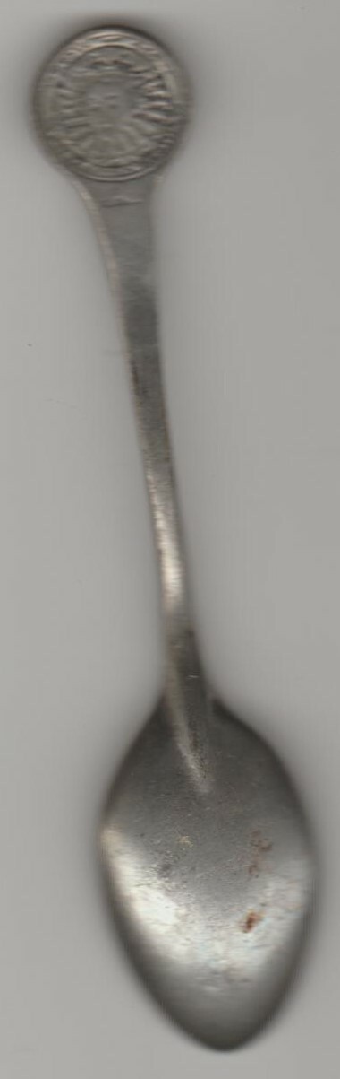Original Renaissance Pleasure Faire Irwindale CA Babe Eli Souvenir Spoon Pewter