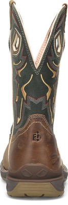 Pre-owned Double-h Boots Men's 11” Phantom Rider Kerrick Composite Toe Non-metallic Roper In Medium Bro