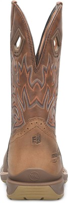 Pre-owned Double-h Boots Double-h Men's 11” Portal Soft Toe Eh Non-metallic Roper Work Boot Medium Brown