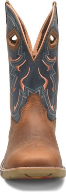 Pre-owned Double-h Boots Men's 11" Troy Phantom Rider Wide Square Composite Toe Roper Work In Medium Bro