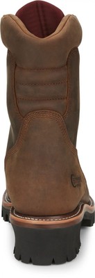 CHIPPEWA CHIPPEWA MEN'S 9" SUPER DNA STEEL TOE WATERPROOF INSULATED LOGGER WORK BOOT BAY