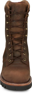 CHIPPEWA CHIPPEWA MEN'S 9" SUPER DNA STEEL TOE WATERPROOF INSULATED LOGGER WORK BOOT BAY