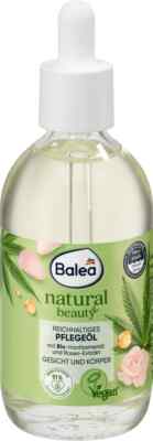 Balea Natural Beauty Pflegeöl mit Bio-Hanfsamenöl und Rosen-Extrakt, 100ml, neu