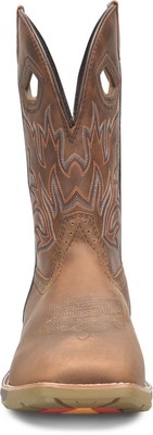 Pre-owned Double-h Boots Double-h Men's 11” Portal Soft Toe Eh Non-metallic Roper Work Boot Medium Brown