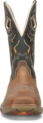 Pre-owned Double-h Boots Men's 11” Phantom Rider Kerrick Composite Toe Non-metallic Roper In Medium Bro