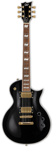 ESP LTD EC Series EC-256 Electric Guitar, Gloss Black, Gold Hardware