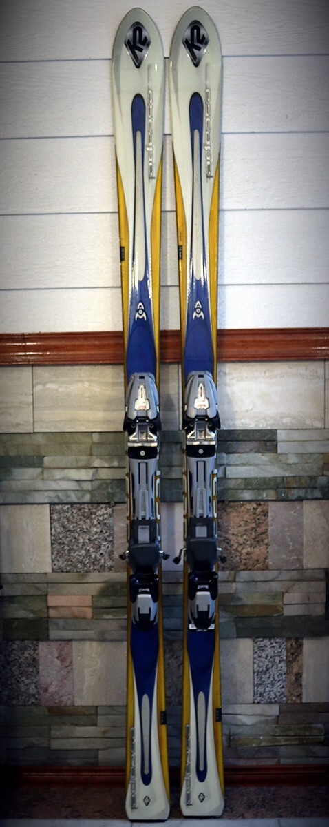 Skis 167cm K2 Escape 3500 Womens Mens + Marker M6.2 Bindings