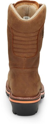 Pre-owned Chippewa Men's 10" Thunderstruck Nano Composite Toe Work Boot Tan - Th1030 In Brown