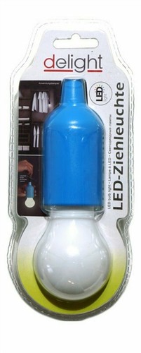Leuchte Ziehlampe, Glühbirne zum Hängen, LED, 4 Farben