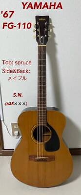 Acoustic Guitar Yamaha FG-110 Natural Spruce Top Nippon Gakki