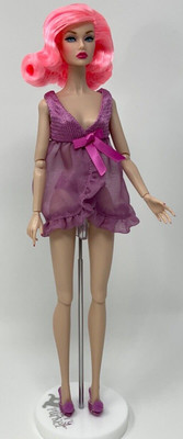 IT Poppy Parker Looks A Plenty Purple Lingerie Pom Pom Shoes Doll Fashion Only