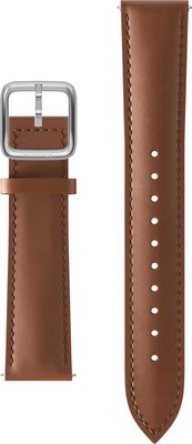 WITHINGS - Kalbsleder, braun, 20 mm, graue Schließe - Uhrenarmband