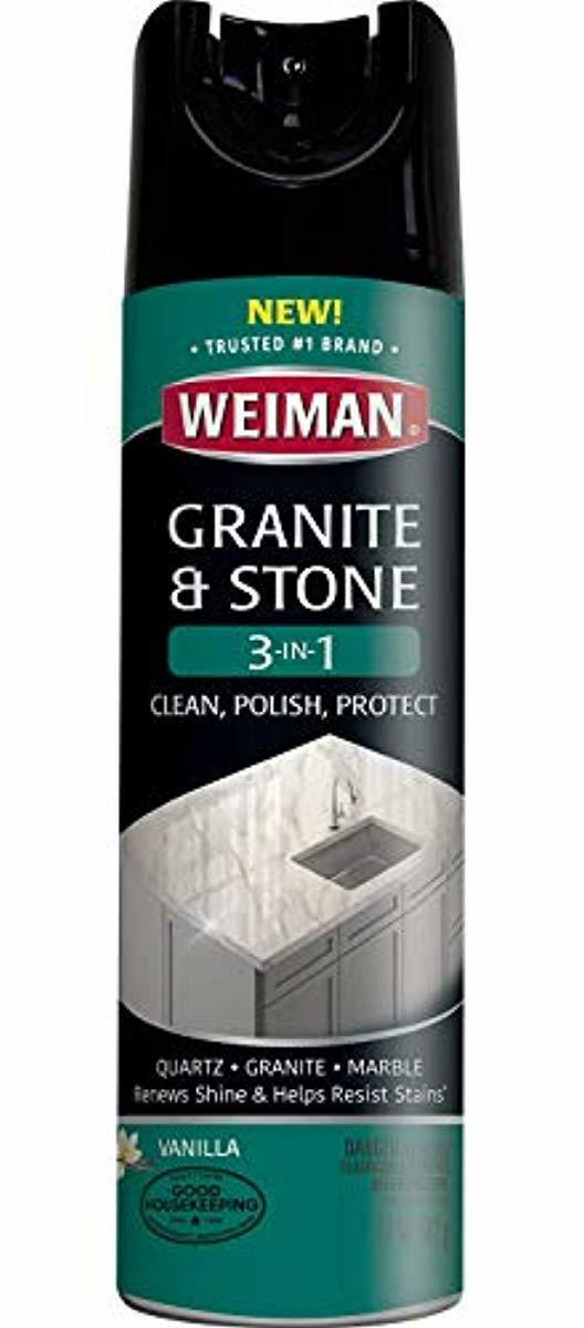Weiman Granite Cleaner And Polish 17 Ounce For Granite Marble