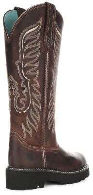 Pre-owned Ariat Tallbaby 4lr Tech Knee High Leather Western Womens Boot Brown Us 5 - 11