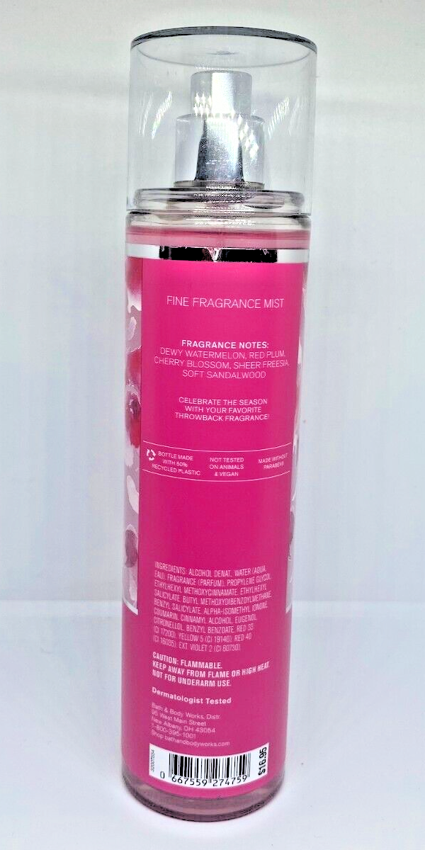 Bath and Body Works CHERRY BLOSSOM BODY MIST 8 FL OZ/236 ML
