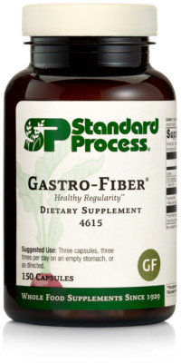 Standard Process Gastro-Fiber Whole Food Digestion, 150 Capsules