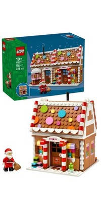 LEGO® Festive Gingerbread House Christmas Toy for Kids 40809