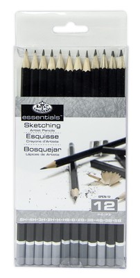 Royal amp Langnickel Sketching Pencils Set 12 pc Draw Sketch Art Supply  Drawing 