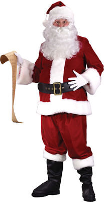 Morris Costumes Men's Holiday Santa Suit Ultra Complete Outfit Plus Size. FW7515