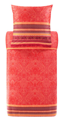 Bassetti Satin Bettwäsche MASER | R1 Geranienrot