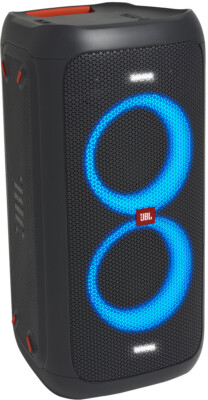 JBL Partybox 100 schwarz Party Lautsprecher Karaoke Anlage USB Player Lichtshow 